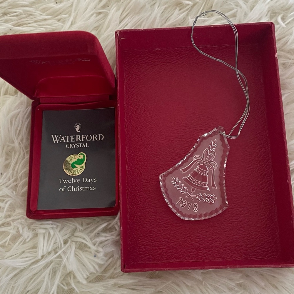 1978 Waterford Crystal Twelve Days of Christmas Ornament - Silver